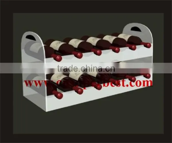 Hotsale Acrylic Bottle Display Case Acrylic Wine Display Rack photo-2