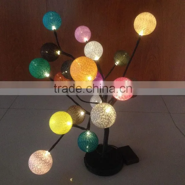 4.5V Battery Control Outdoor Multicolor Magic Led Cotton Ball for Christmas Decoration photo-4