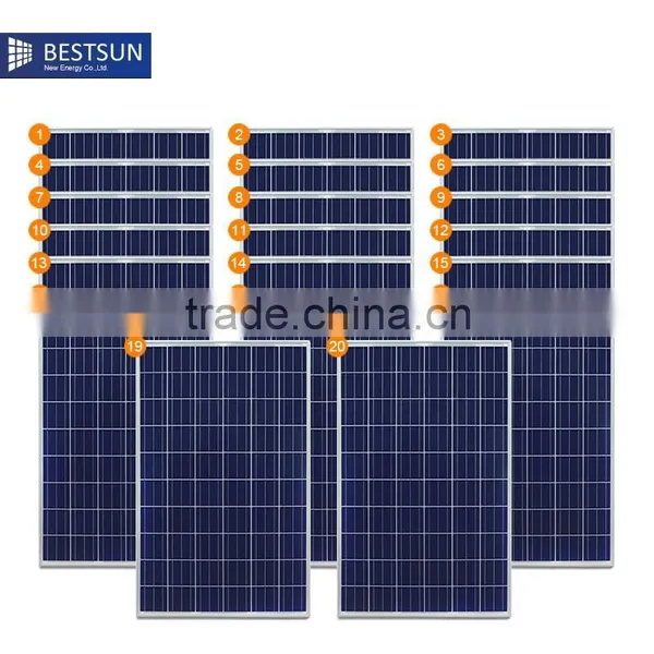 China Supplier 5000w Solar Electric Systems for Homes With Phone Charge photo-3