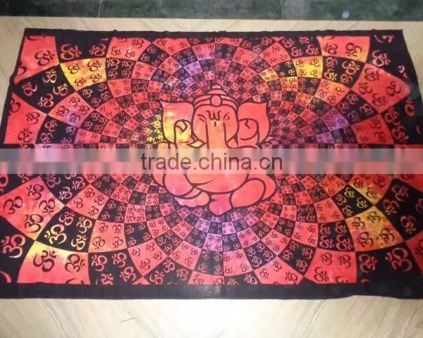 Multicoloured Printed Ganesh Tapestries New From India photo-6