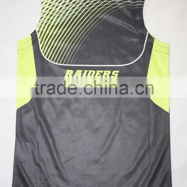 Gym Singlet - 100% Polyester Dye-Sublimated Tank Tops With Multi Colors photo-2
