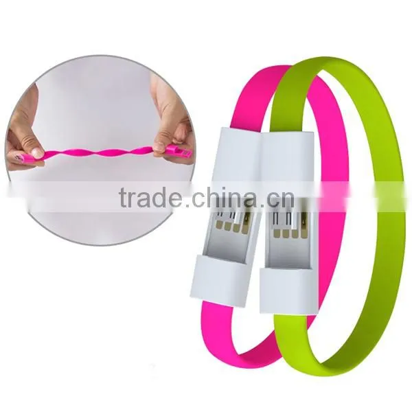 2015 New Design Bracelet Charger for Iphone 6, Wristband Data Cable,OTG Mobile Cable photo-4