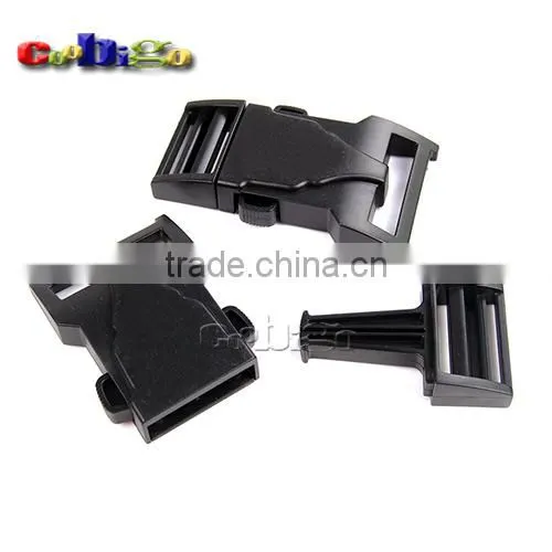 1"x1-1/4" Webbing Side Release Buckle Plastic for Travel Student Leisure Bag #FLC412-B photo-2