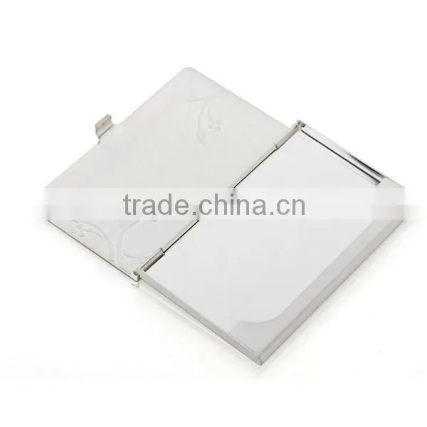 Silvery With Tree Pattern Credit Card Holder Metal Card Holder Name Card Holder