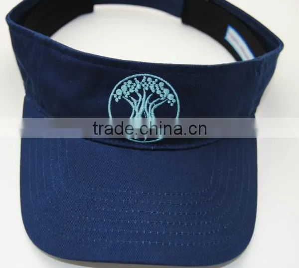 Custom 100% Cotton Sun Visor Hats photo-3