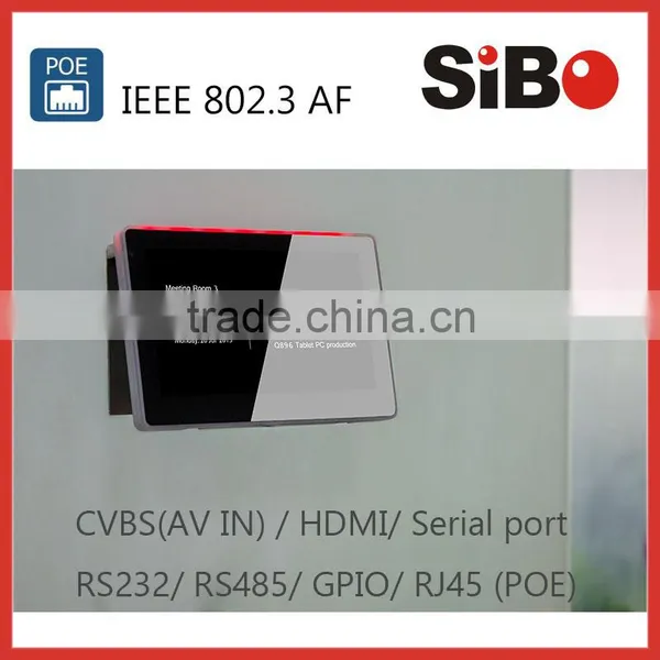 Wall Flush Mount 7 Inch Automation POE Touch Panel With RS232 RS485 Serial Port photo-5