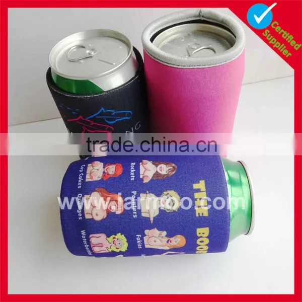 Eco-friendly Plain Dyed Fancy Printed Beer Can Holder photo-3