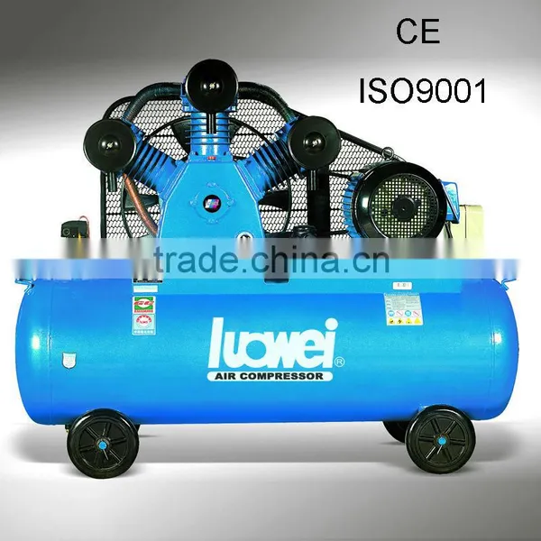 Bellt Driven One Stage 20HP Oil Lubricated Piston Mobile Air Compressor