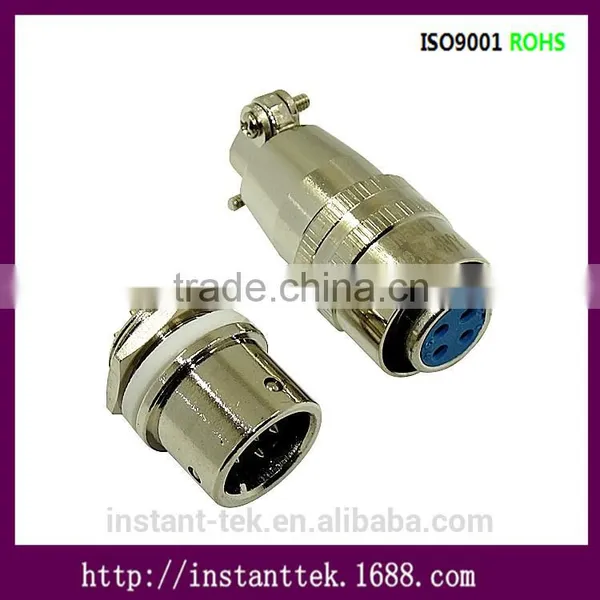 INST XS 12pin Metal Srcew Waterproof Airplug Connector photo-3