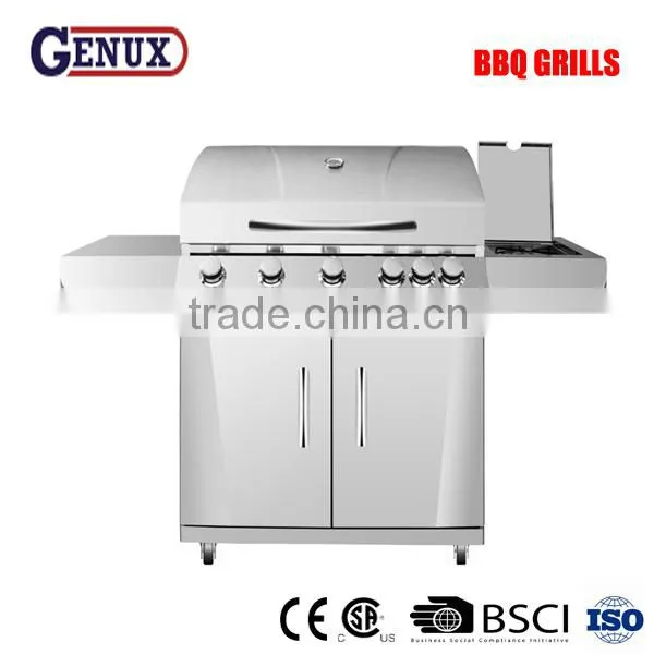 Stainless Steel 5 Main Burner Family Bbq Grills