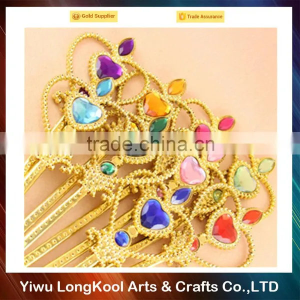 Wholesale Gold Color Magic Fairy Wands Women Party Dance Princess Wand photo-3