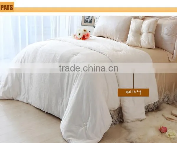 100% Silk Quilt in Cotton Fabric Cover photo-2