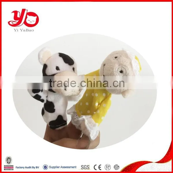 2015 New Mini Plush Animal Finger Puppet / Plush Kids Finger Puppets for Sale photo-3
