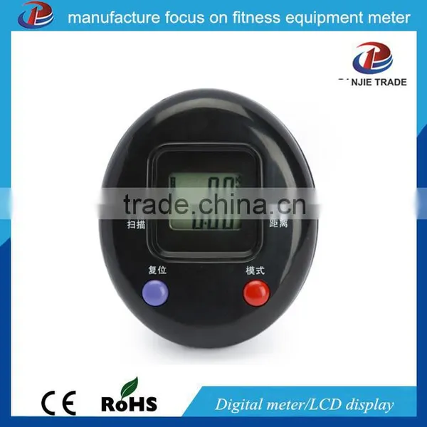 2016 hot sale customized elliptical bike digital speed meter