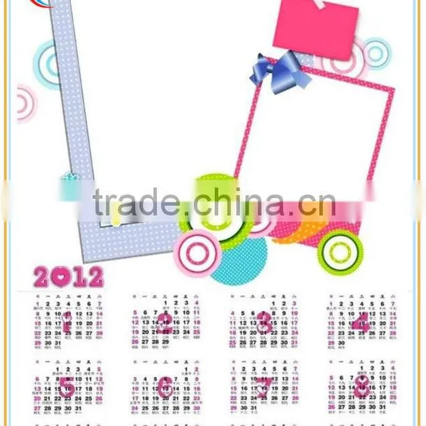 Cartoon Graphic Unique Calendar Design