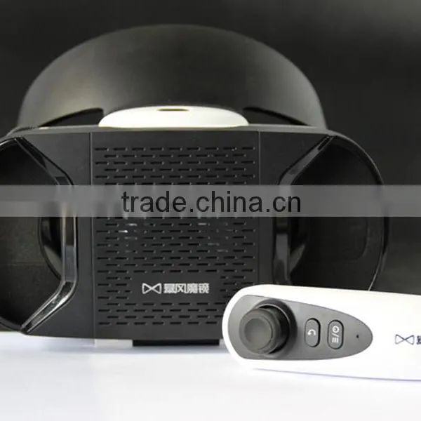 Baofeng 4.0Virtual Reality 3D Glasses a Black Helmet VR Goggles for 4.7-5.5 Inch Smartphones With Remote Control photo-3