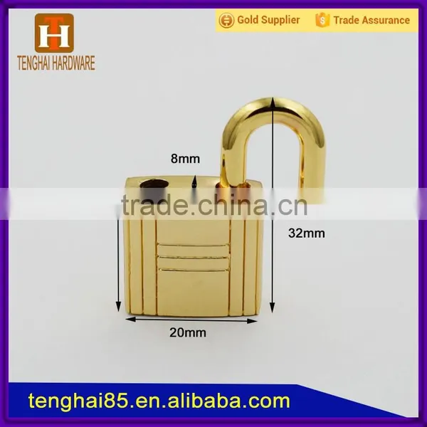 Zinc Alloy Light Gold Handbag Accessory Lock for Purse photo-4