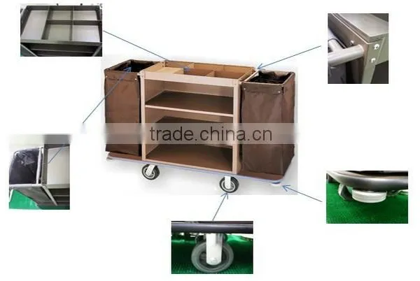 Hotel Cleaning Housekeeping Cart JC-TC35 photo-2