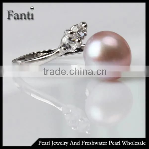 Freshwater Pearl Ring 925 Silver Freshwater Pearl Ring