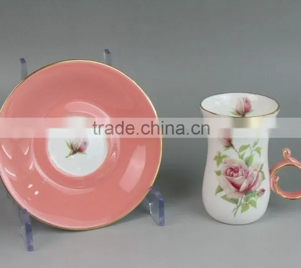 2015 New Chinese Ceramic Antique Coffee Cups and Saucers Set photo-3