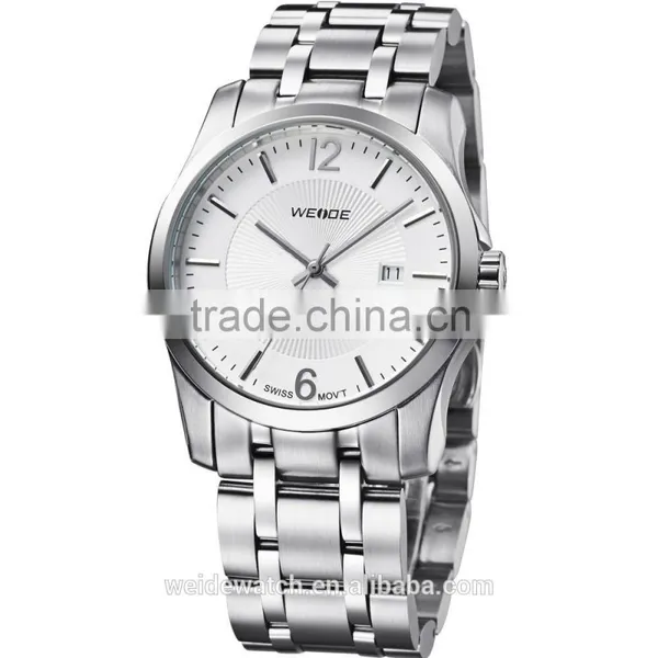 WEIDE 93010-2 2015 New Stainless Steel Case Back Watch Dial Machine Relogio Masculino Watches Customised photo-2