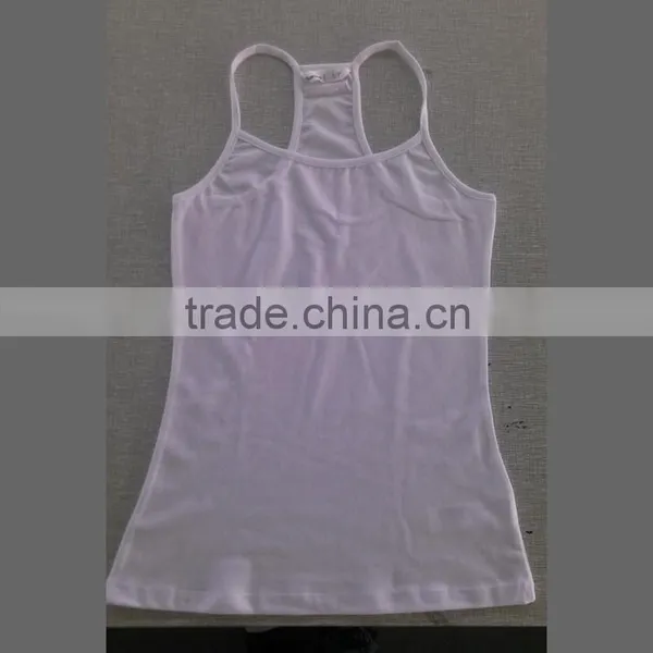 Popular High Quality Lady's Cotton Spandex Sun-top for Summer photo-3