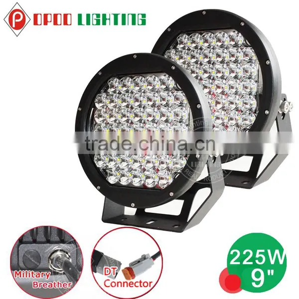 New Arrival Offroad 4x4 Round 9inch 225w Led Driving Light photo-2
