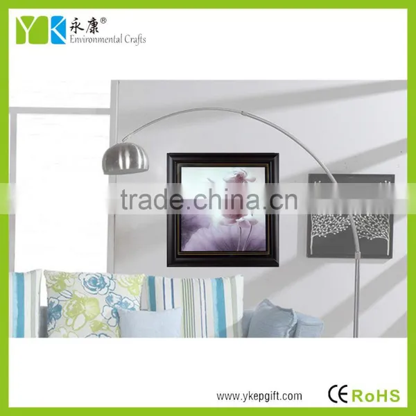 Elegant Wooden Frame Handmade Modern Beautiful Flower Painting photo-3
