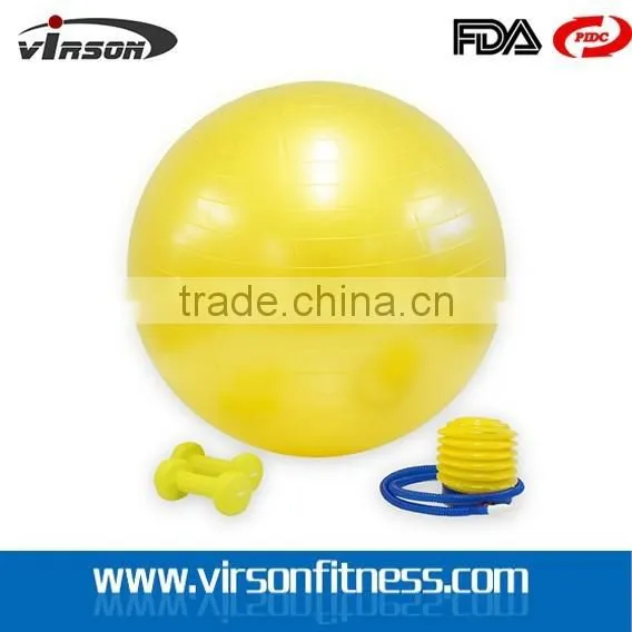 VST023 Ningbo Virson Design Hot Sell 75cm Yoga Balls With Pump photo-6
