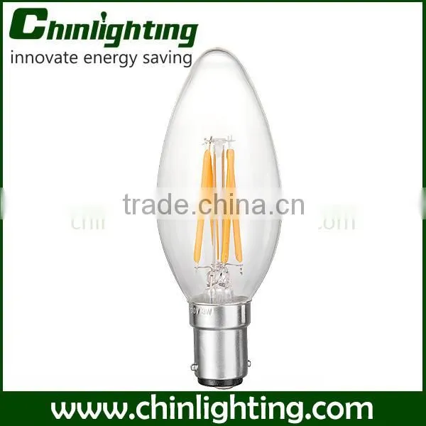Standard Chandelier C35 2700k Led Filament Candle Light E14 C35 Led Filament Bulb 4w Candle C32 C35 C37 E14 4w C35 Led Filament photo-2
