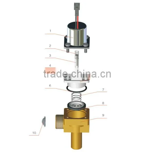 Sensor Sanitary Water Solenoid Valve 24V Flow Control Valves Spare Parts photo-2
