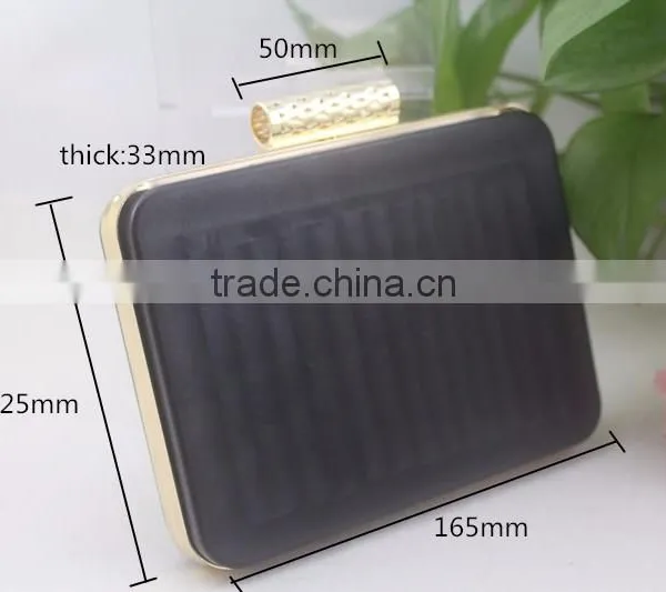 Shiny Light Gold Box Purse Frame ,bag Clutch Frame With Shells photo-2