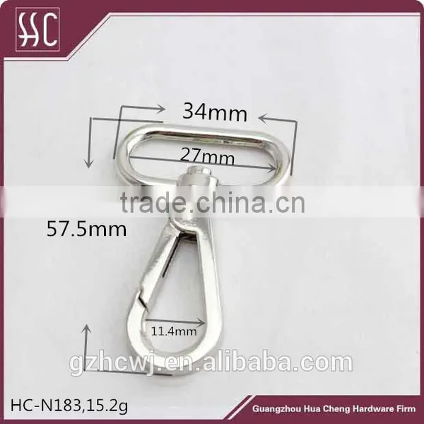 Swivel Dog Hook,metal Snap Hook, Metal Bag Fittings for Leather Handbag photo-2