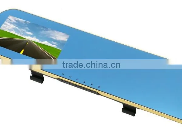 4.3 Inch Full HD 1080P Smart Car Rearview Mirror With Wireless Parking Camera Night Vision Car DVR Dual Camera Video Recorder photo-4