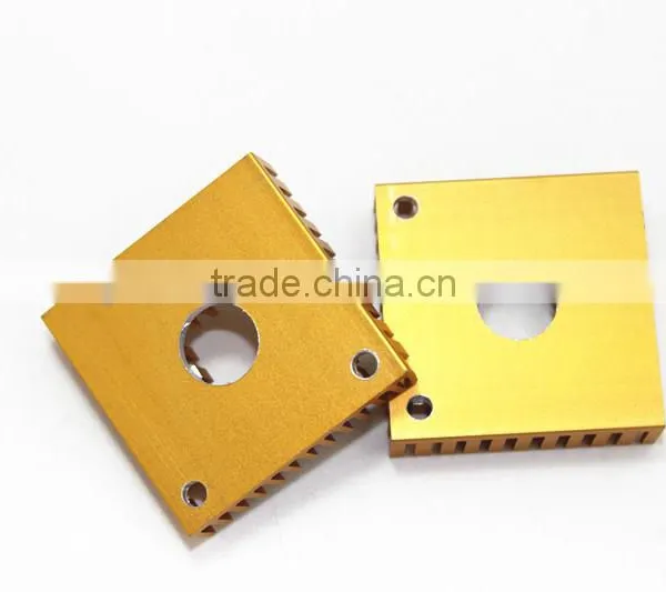 3D Printer Accessories 40 * 40 * 11 Fin Heat Faster Makerbot Mk7MK8 Extruder Universal Gold J407 photo-2