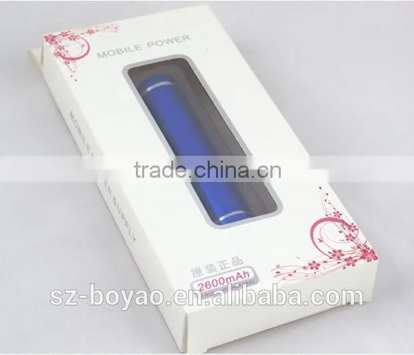 2016 Wholesale Cylinder Shape Power Bank,2600 Mah Power Bank With LED Light photo-6