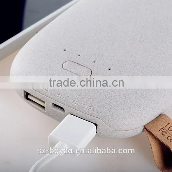 2016 New Design Universal Stone Mobile Charger Wholesale Power Bank 10400mah for IPhone photo-4
