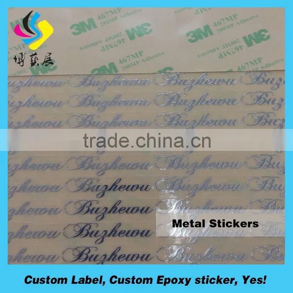 Custom Zinc Alloy Metal Logo Badges Stickers With High Quality photo-3