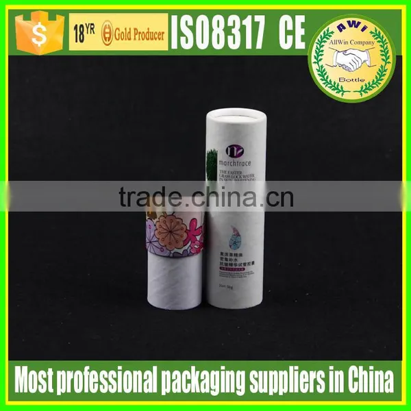 Recyclable Recycled Paper Tube Packaging Kraft Roundness Paper Box photo-3