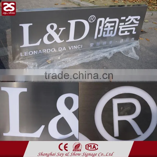 Good Quality Waterproof Stainless Steel Carved Letter Led Light Box Sign photo-4