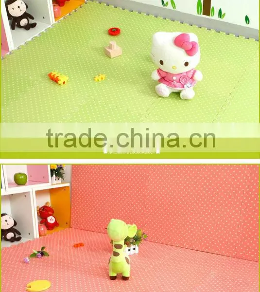 High Quality Colorful Print Polka Dot Indoor Foam Play Area photo-2