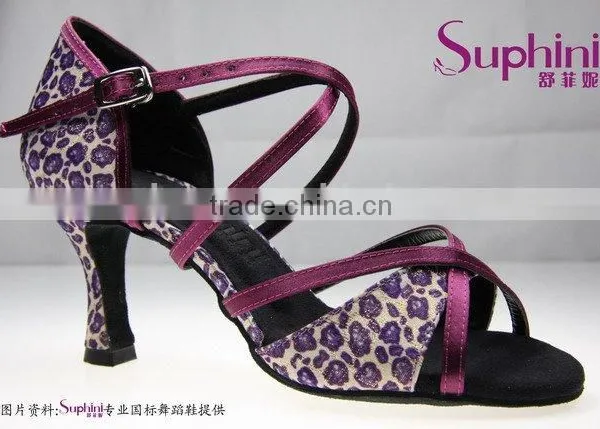 Leopard Character Latin Dance Shoes for Women photo-4