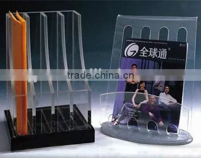 Clear Destop acrylic file holder/acrylic document tray ZL04