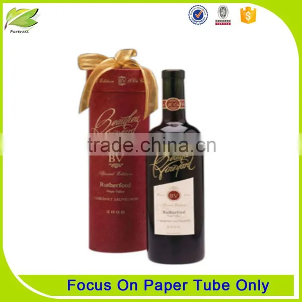 China Wholesale New Design Paper Wine Cylinder Tubes