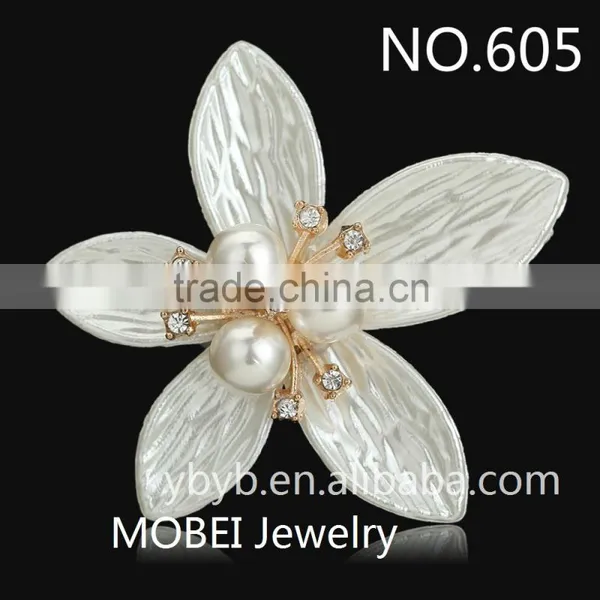 Metal Center Rhinestone Decorative Shoe Part Fabric Shoe Flower photo-4