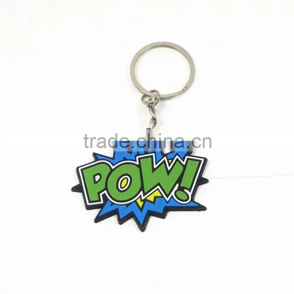 Yiwu Manre Pvc Keychain Manufacturer Custom 2d Keychain Silicone/ Rubber Key Ring photo-4