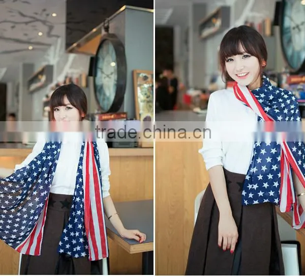 Bright Color Popular Fashion Cheap Scarf for Young Girls photo-3
