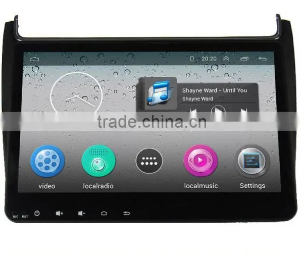 FUNWIN 10.1" Android 4.4.2 Car Multimedia System Double Din for vw Polo Car Radio Gps Audio System GPS photo-6