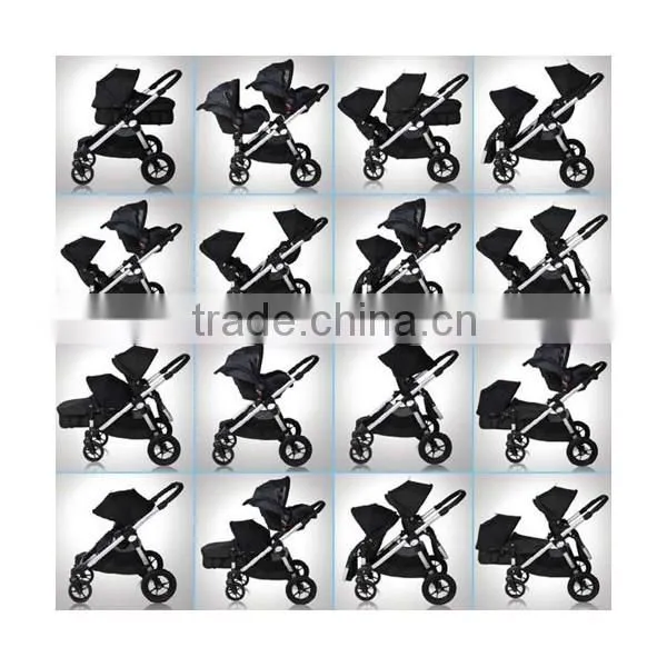 Light and Compact Twin Baby Stroller , Best Twin Baby Strollers Made in China 3 in 1 photo-6