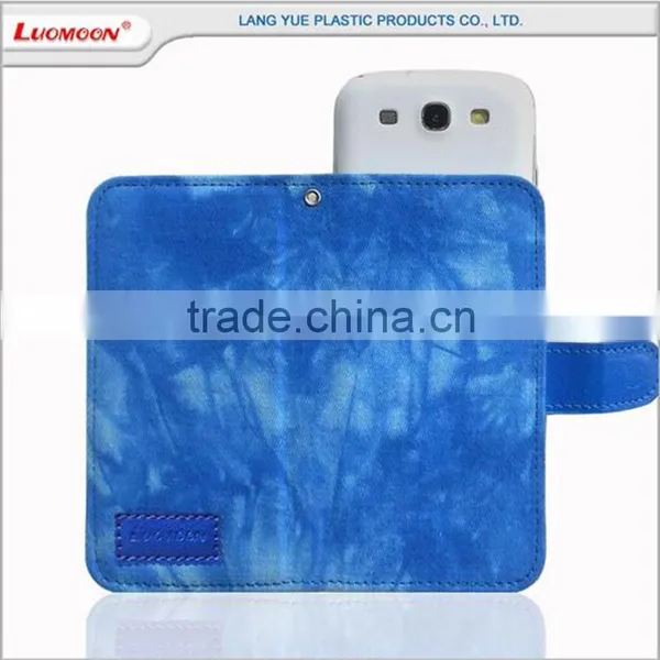 Universal Denim Flip Leather Mobile Phone Cover Case for Myphone My35 27 28 36 32 23 Agua Rio photo-4